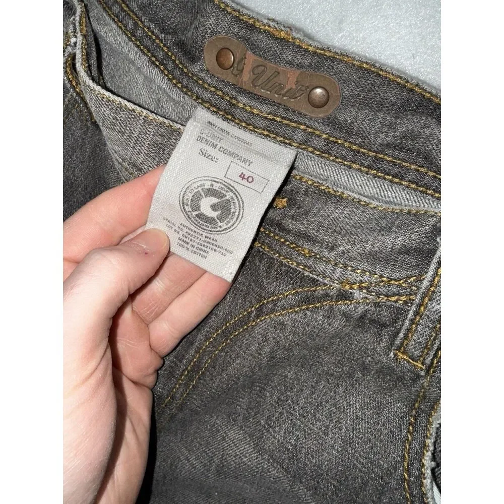 Vintage‎ G Unit Shorts Mens 40 Gray Denim Baggy Y2K Jorts Skater Hip Hop Grunge